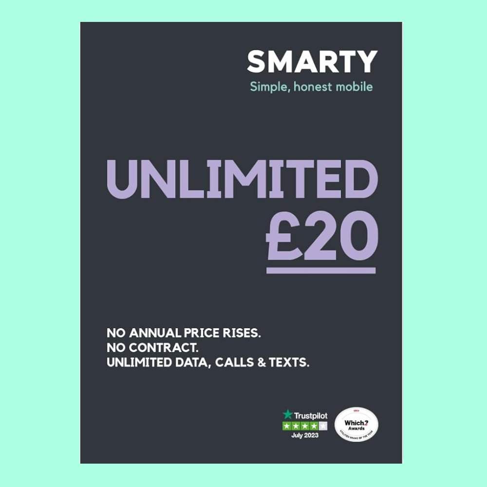 FREE Smarty Pay As You Go UK sim cards