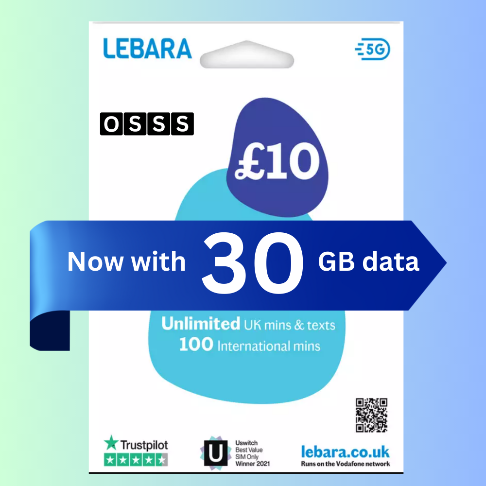 FREE Lebara Pay As You Go UK sim cards