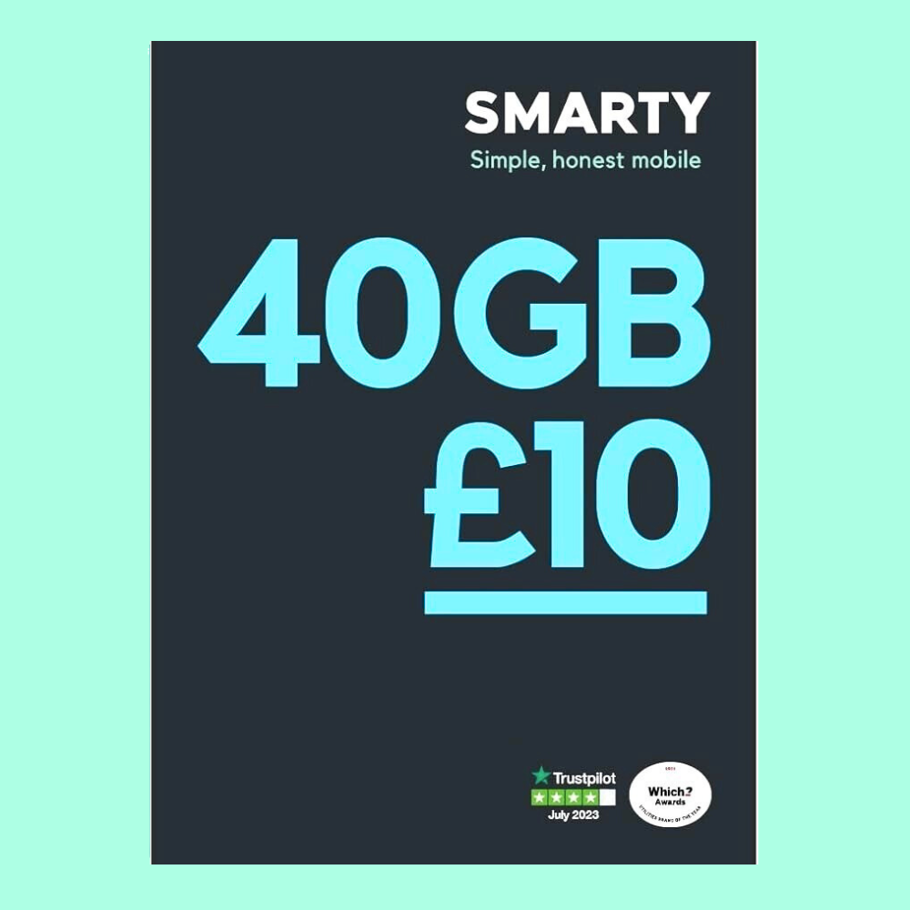 FREE Smarty Pay As You Go UK sim cards