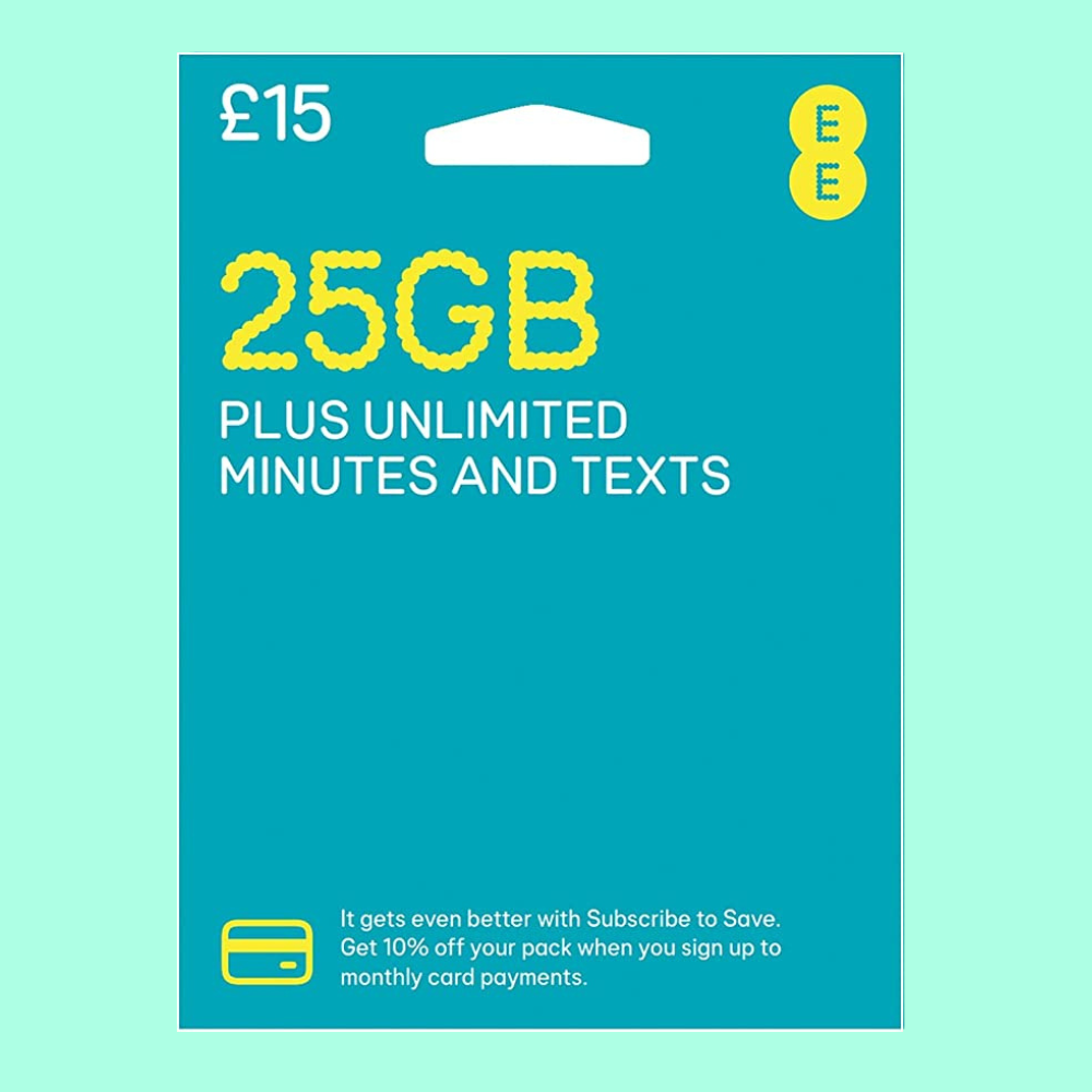 FREE EE Pay As You Go UK sim cards