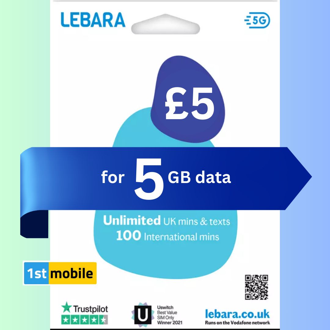 FREE Lebara Pay As You Go UK sim cards