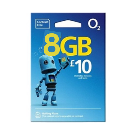 FREE O2 Pay As You Go UK sim cards