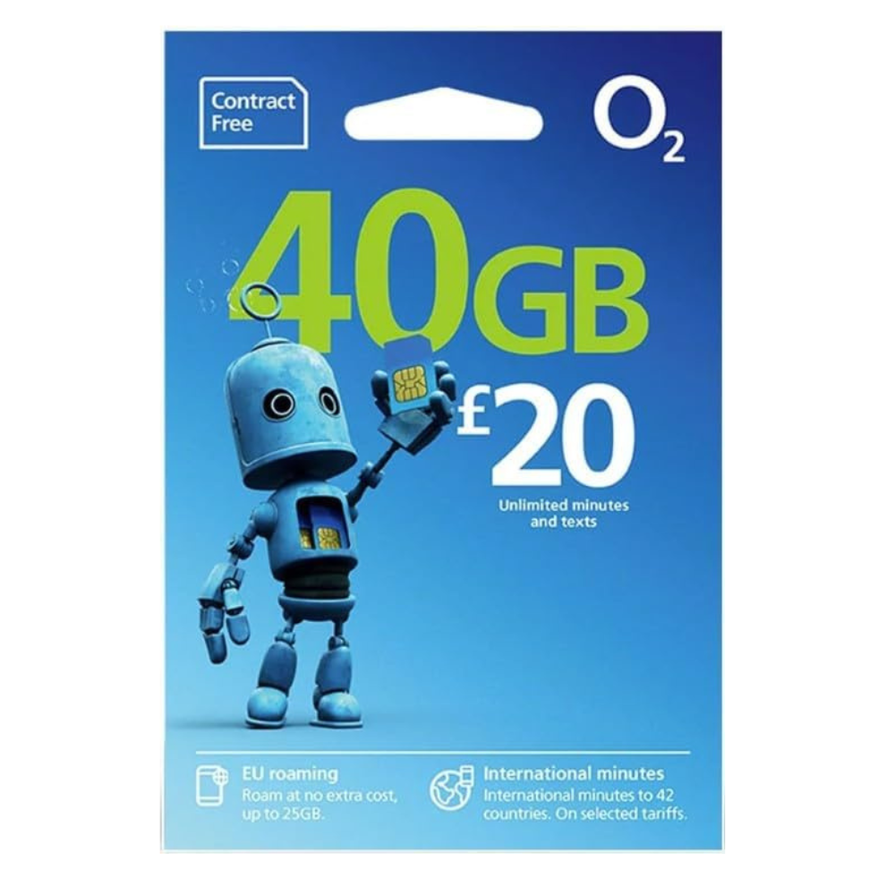 FREE O2 Pay As You Go UK sim cards
