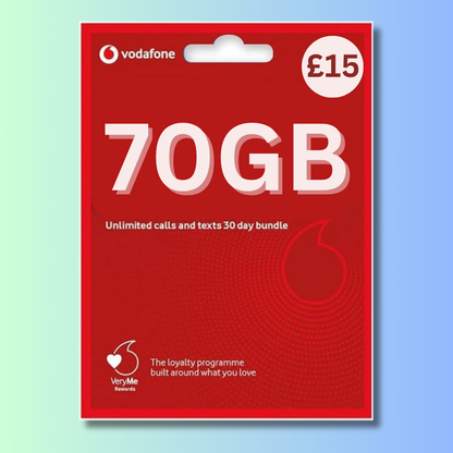 FREE Vodafone Pay As You Go UK sim cards