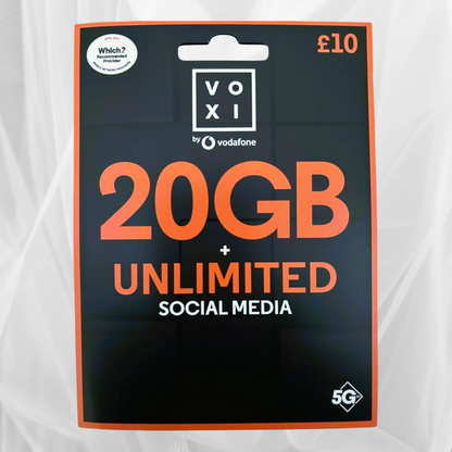 FREE Voxi Pay As You Go UK sim cards